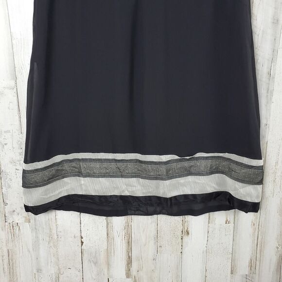 Sophie Max Sleeveless Shift Dress Black Size Large - Picture 7 of 10